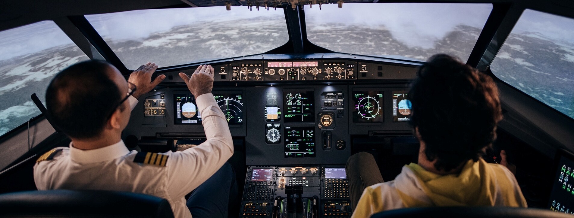 Fotoğraf 1 - İki Kişi için Airbus A320 Uçuş Simülatörü Deneyimi